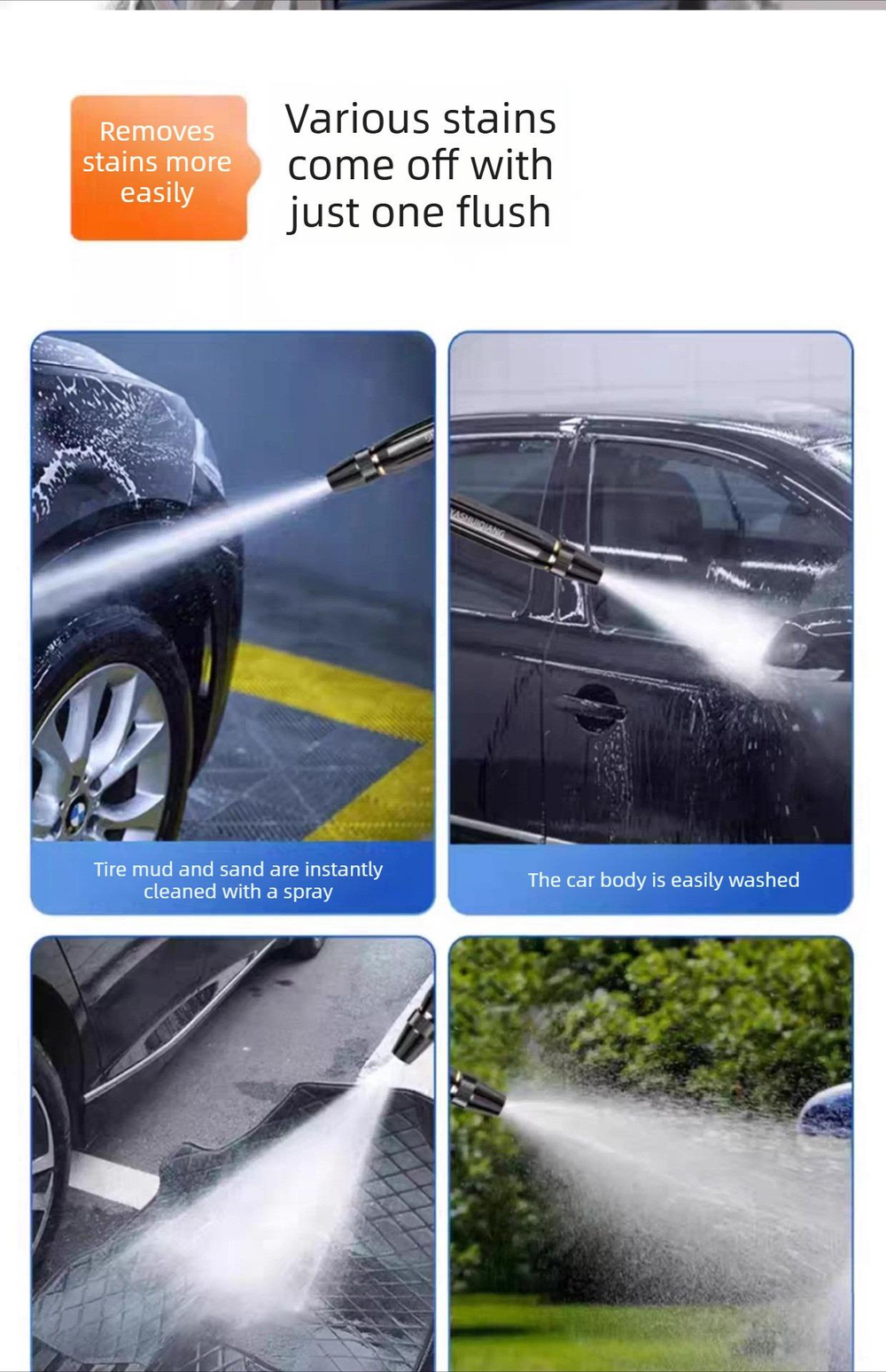 🚗Hot Summer Sale Now💦Powerful High-Pressure Home Car Wash & Garden Sprayer™